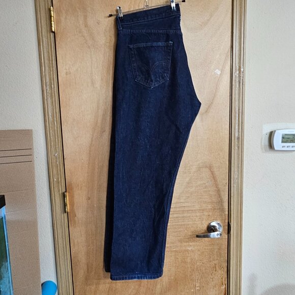 Levis 501 Straight Leg Button Fly Jeans 42x30 (38x30) - Picture 8 of 9